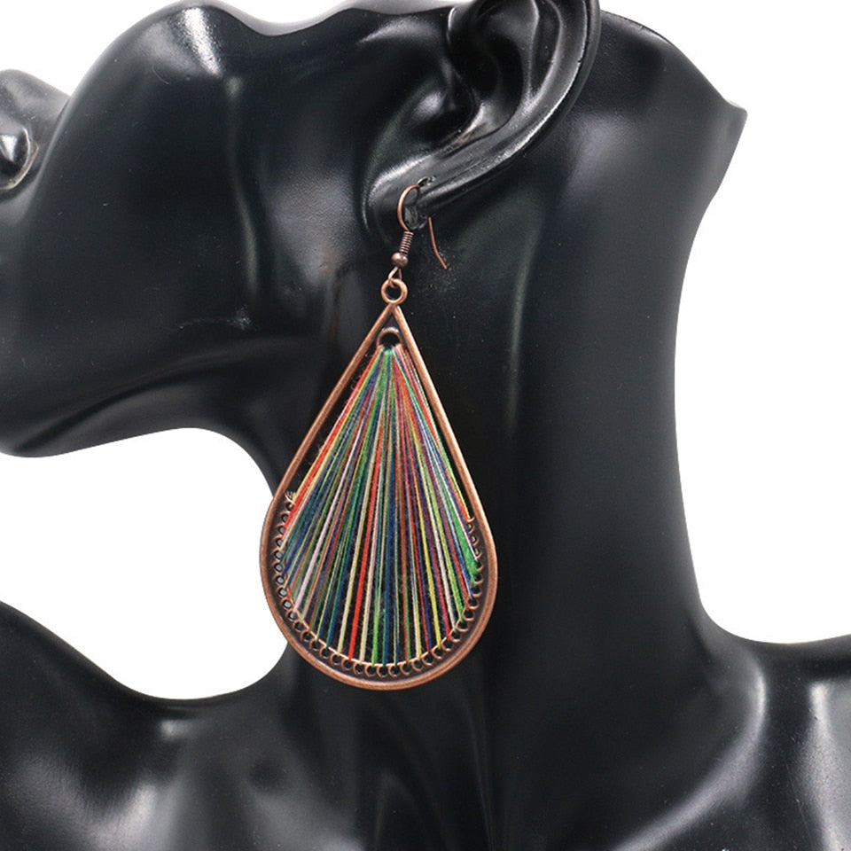 Woven Oasis Handmade Drop Earrings