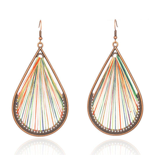 Woven Oasis Handmade Drop Earrings