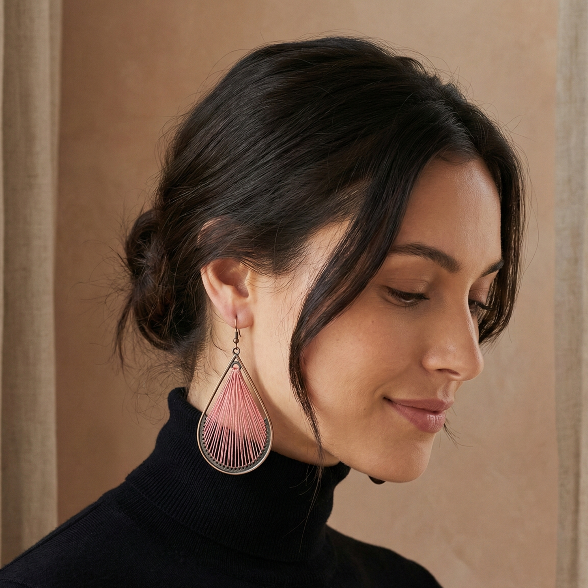 Woven Oasis Handmade Drop Earrings